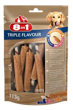 Žebírko žvýkací 8in1 Triple Flavour 6 ks