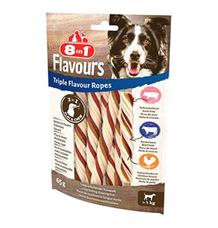 Pochoutka 8in1 Triple Flavour Ropes  65g