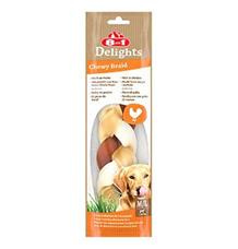 Pochoutka 8in1 Delights Chewy Braid M/L  80g