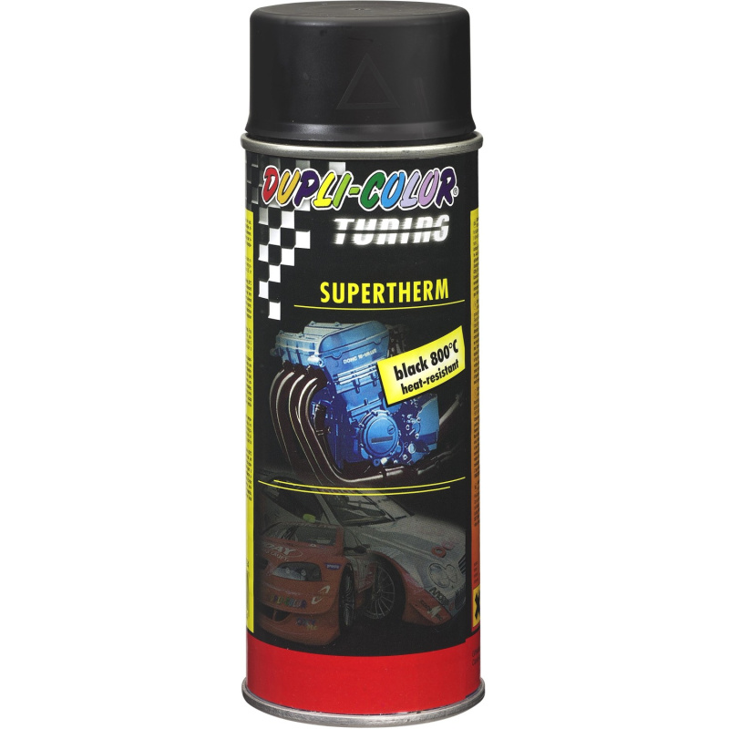 Dupli-Color TUNING Žáruvzdorná barva SUPERTHERM 800°C 150 ml, černá