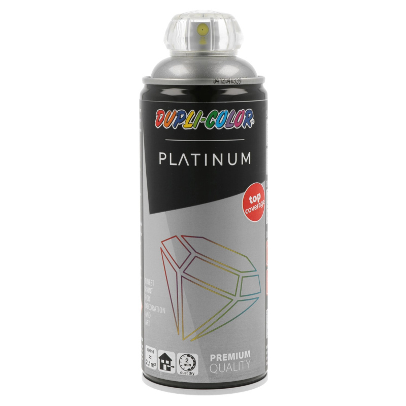 DUPLI-COLOR Lak ve spreji PLATINUM hedvábně matný, RAL 9007 šedý hliník, 400 ml