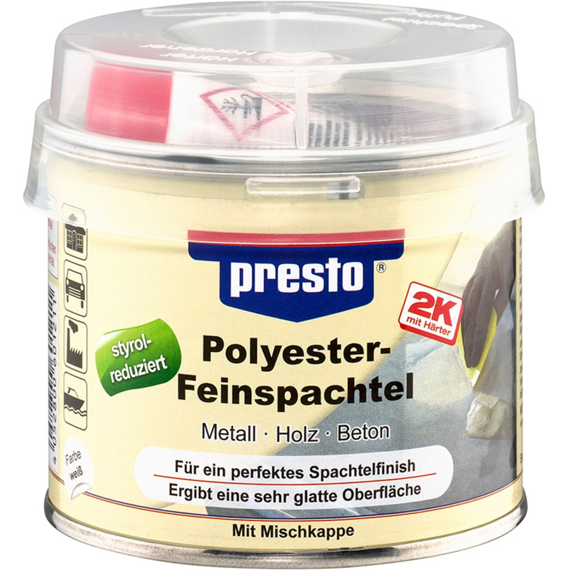 Presto Polyesterový jemný tmel, 250 g