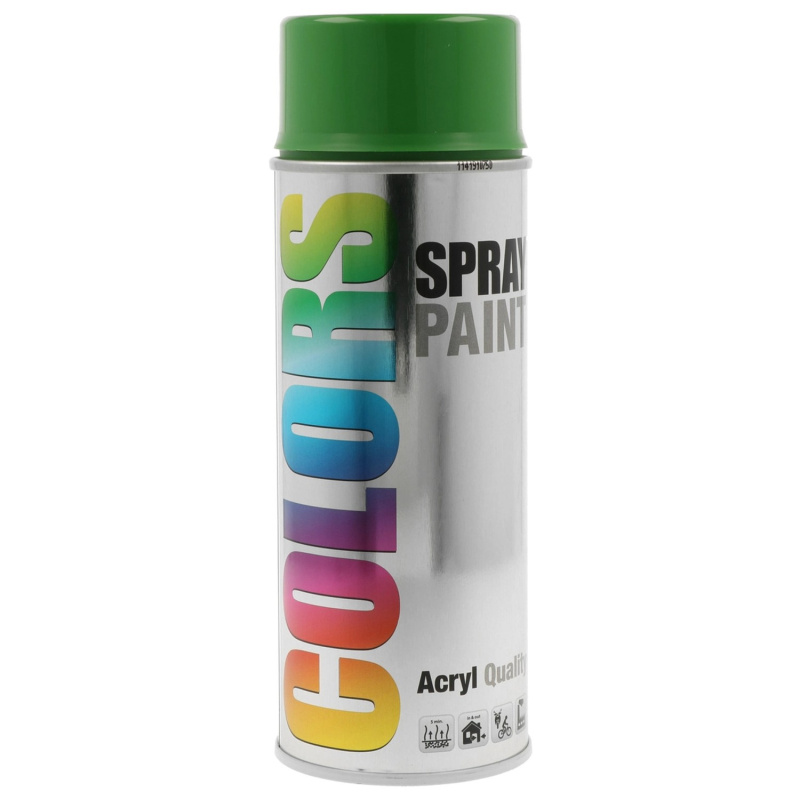 Lak ve spreji COLORS RAL 6001 smaragdová zelená lesklá 400 ml