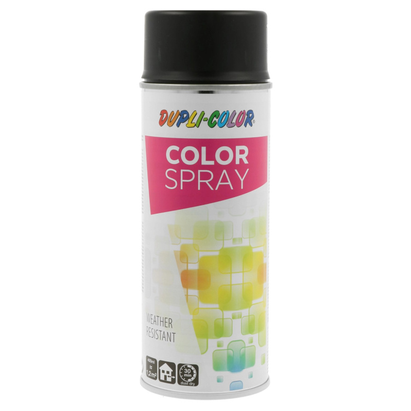 DUPLI-COLOR Lak ve spreji COLOR SPRAY RAL 9005 černá matná 400 ml