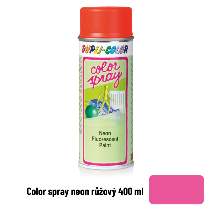 DUPLI-COLOR Fluorescentní barva ve spreji COLOR SPECIAL neonová růžová 400 ml