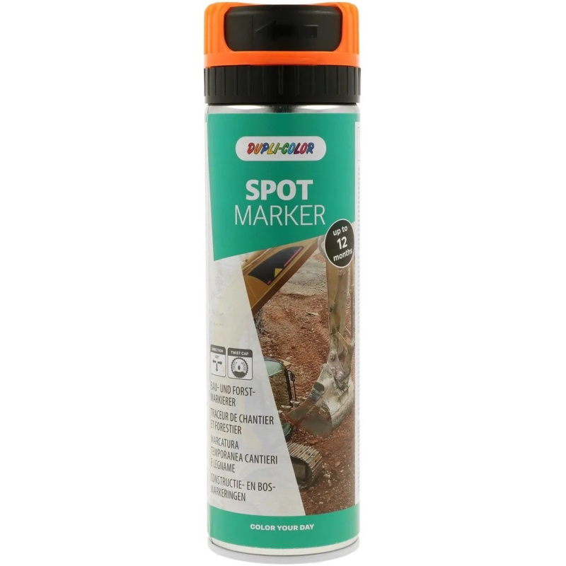 Dupli-Color Značkovací sprej Spotmarker oranžový 500 ml