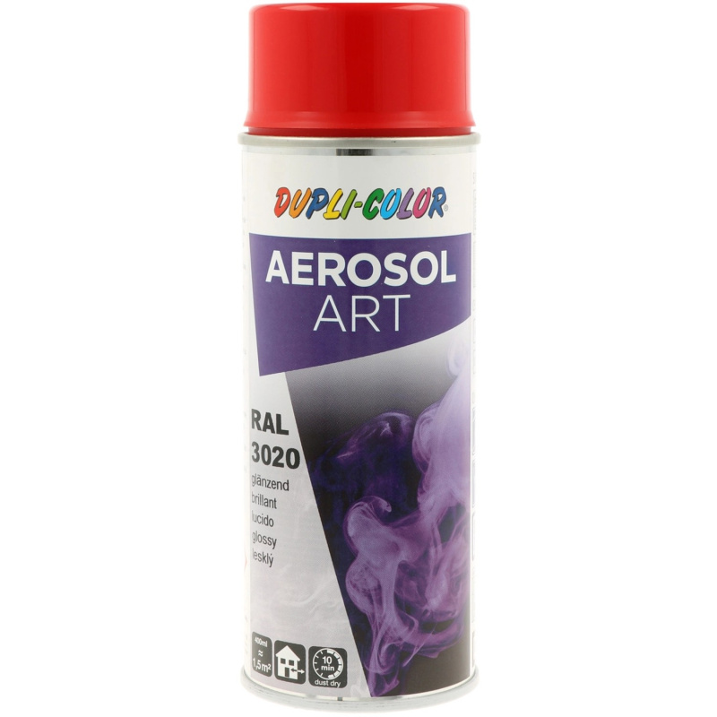 DUPLI-COLOR Lak ve spreji AEROSOL ART (3020) dopravní červená 400 ml