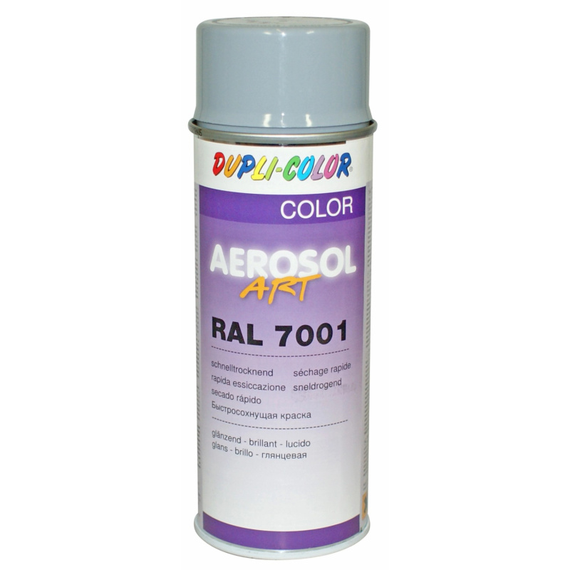 DUPLI-COLOR Lak ve spreji AEROSOL ART (7001) stříbrošedá 400 ml