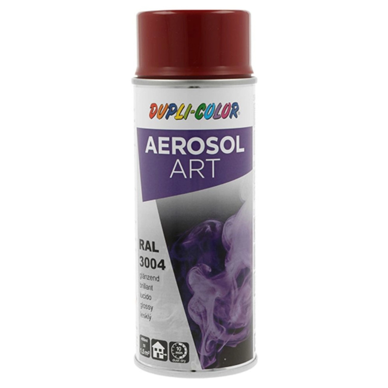 DUPLI-COLOR Lak ve spreji AEROSOL ART (3004) purpurově červená 400 ml