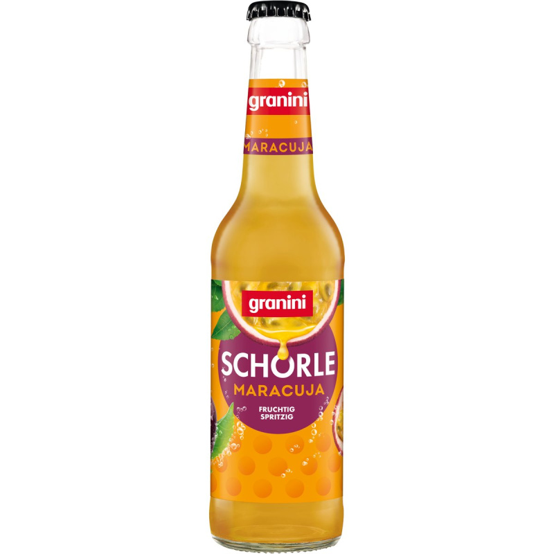 Granini Schorle Marakuja ovocný nápoj sklo