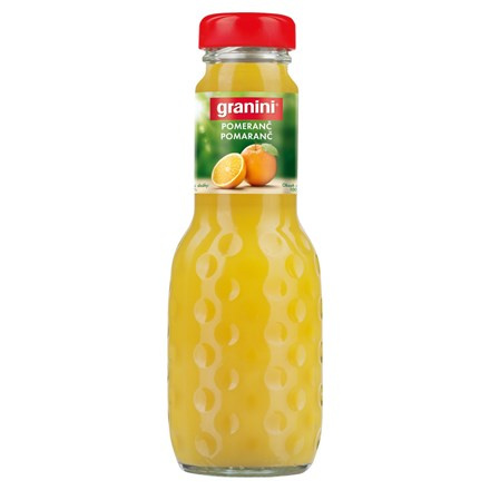 granini Džus 100 % pomeranč 24 x 200 ml vratná láhev