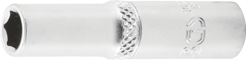 Nástrčná hlavice šestihranná, 1/4", 7 mm, prodloužená - B10507