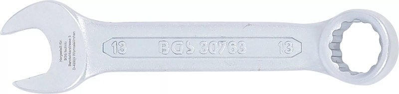 Očkoplochý klíč 13 mm, extra krátký, BGS - B30763