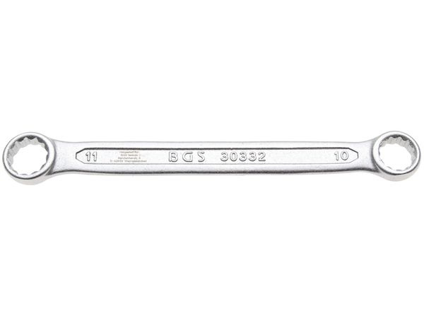 BGS Technic BGS 30332 Oboustranný očkový klíč 10 x 11 mm, extra plochý