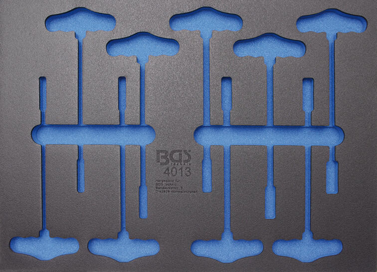 BGS technic Vložka do dílenského vozíku 3/3 BGS104013-5 prázdná. Pro BGS 4013 (BGS104013-5)