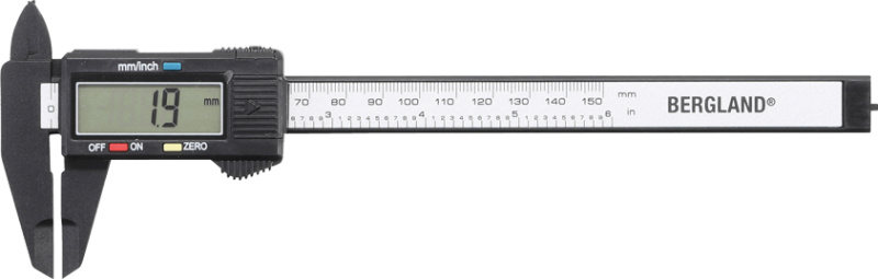 Digitální posuvné měřítko, 150 mm - B91931