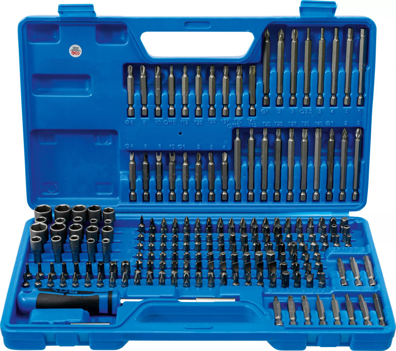 Sada univerzálních/speciálních bitů 1/4", 208 ks, BGS - B20103