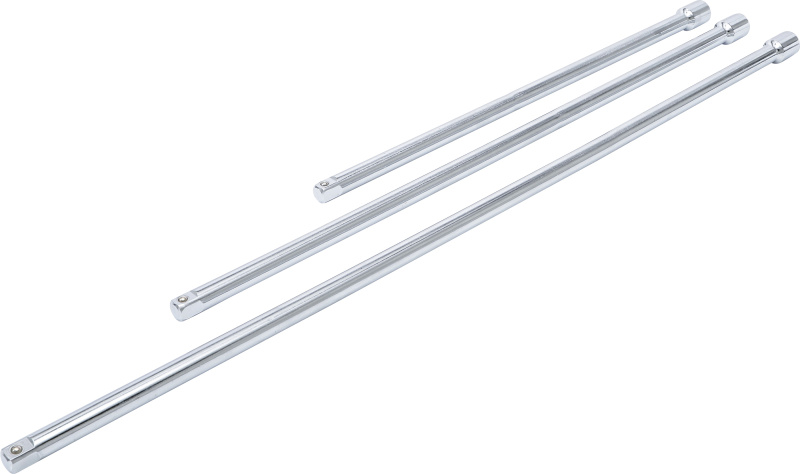 Prodlužovací nástavce, 1/2", 450, 600, 750 mm, 3 ks - B92237
