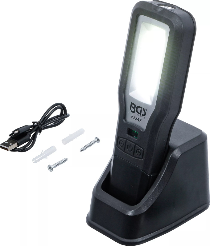 Pracovní COB LED svítilna, sklopná, 10 W - B85347