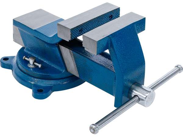 Paralelní svěrák BGS, kovaný, otočný, 125 mm, 10,6 kg - B58112