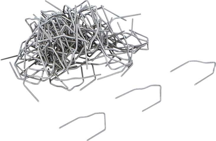 Sponky na opravu plastů, typ V, 0,8 mm, 100 ks - B73349