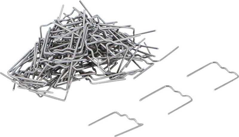 Sponky na opravu plastů, typ U, 0,8 mm, 100 ks - B73351