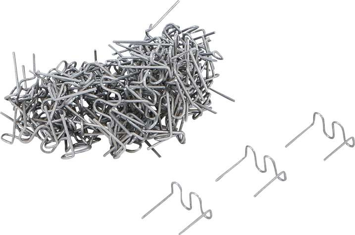 Sponky na opravu plastů, typ S, 0,8 mm, 100 ks - B73353