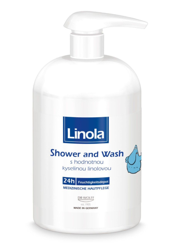 Linola Shower and Wash hypoalergenní sprchový gel 500 ml