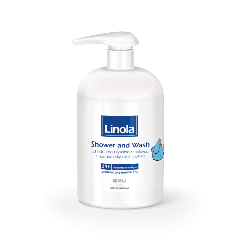 Linola Shower and Wash hypoalergenní sprchový gel 500 ml
