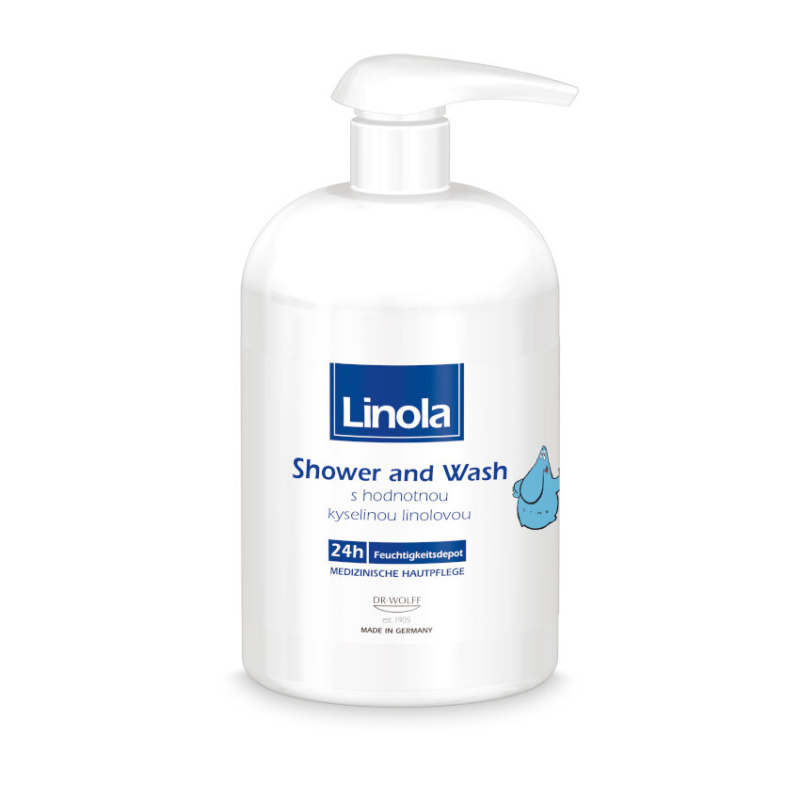 Linola Shower and Wash hypoalergenní sprchový gel 500 ml