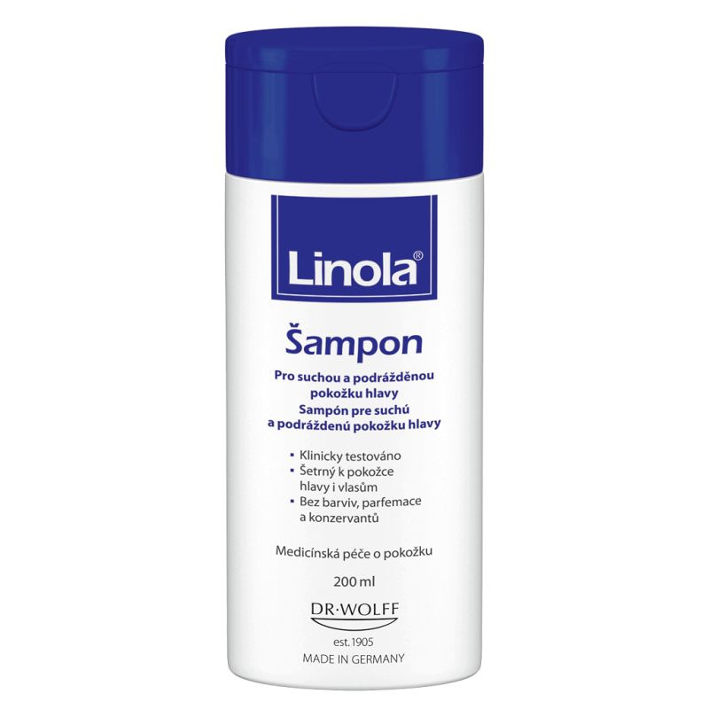 Linola Shampoo šampon pro citlivou a podrážděnou pokožku hlavy 200 ml