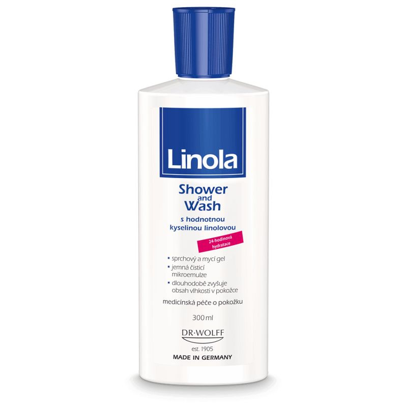 Linola Shower and Wash hypoalergenní sprchový gel 300 ml