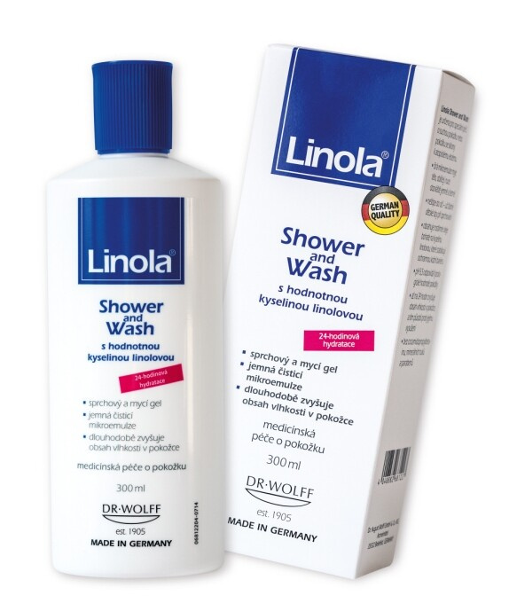 Linola Shower and Wash hypoalergenní sprchový gel 300 ml
