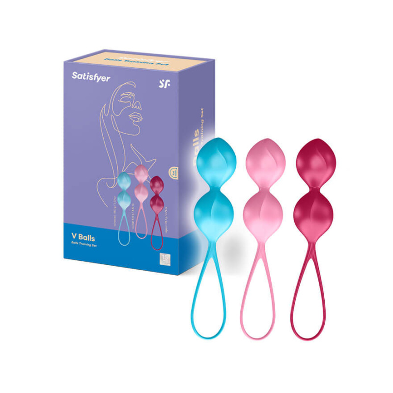 Satisfyer Balls C03 Double ( sada třech venušiných kuliček )