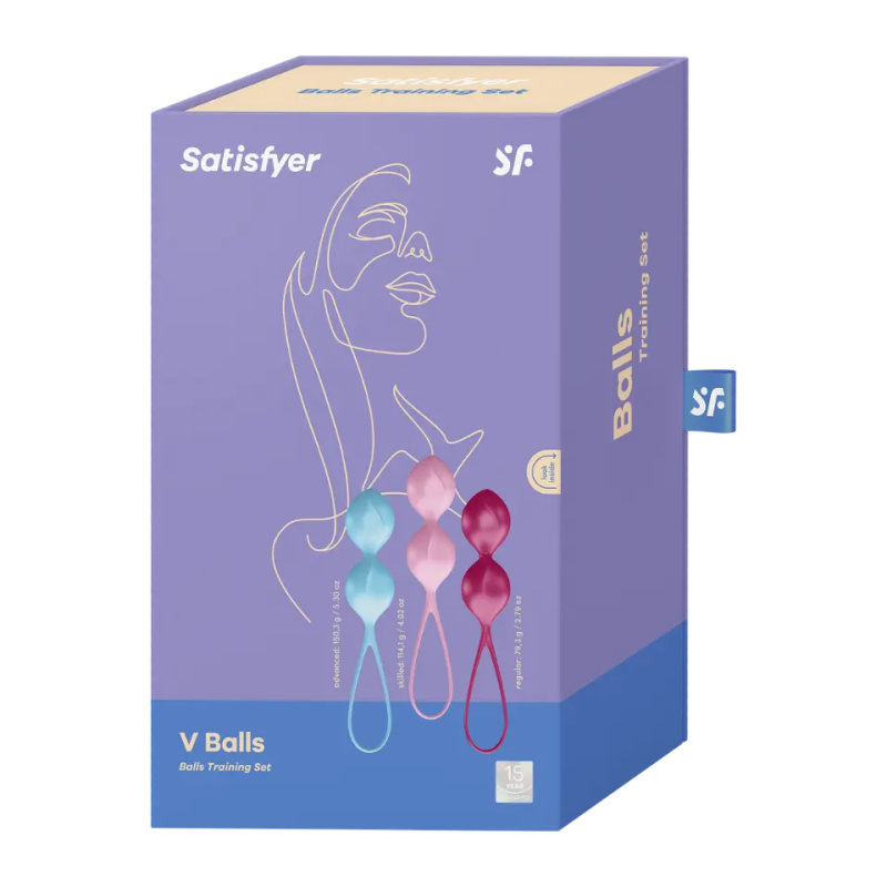 Satisfyer Balls C03 Double ( sada třech venušiných kuliček )