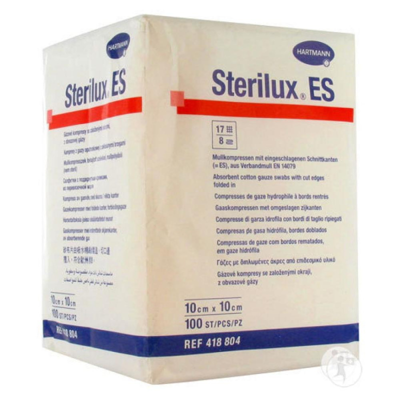 STERILUX Gáza kompres nesterilní 10 x 10 cm 100 kusů