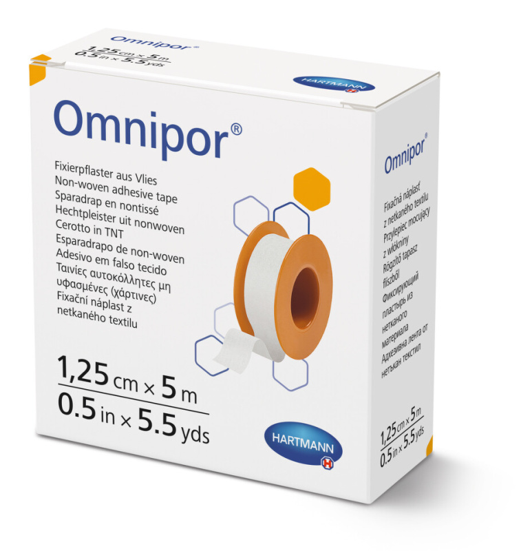 Náplast Omnipor netkaný textil 1.25 cmx5 m 1 ks