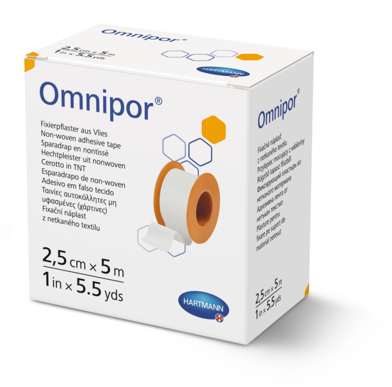 Náplast Omnipor netkaný textil 2.5 cmx5 m 1 ks
