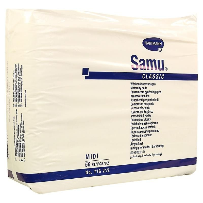 Vložky porodnické Samu Midi 56ks