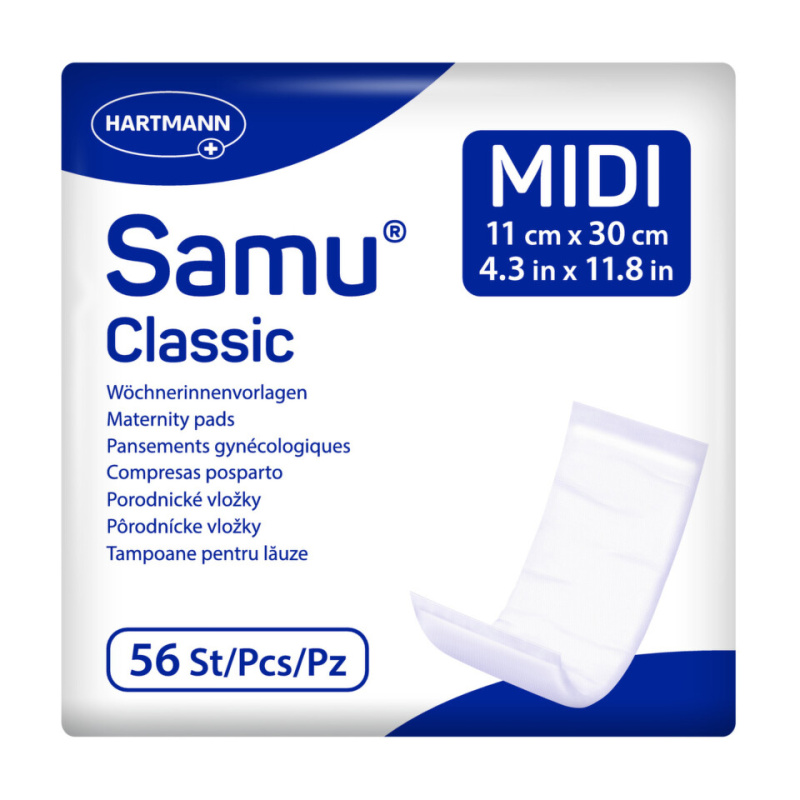 Vložky porodnické Samu Midi 56ks