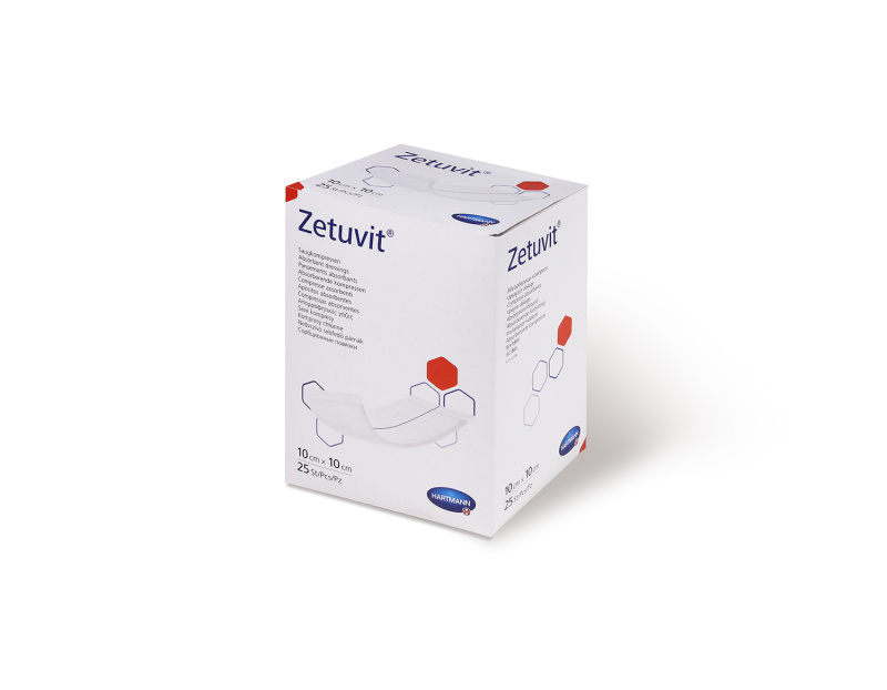 ZETUVIT kompres sterilní 10x10cm/25ks