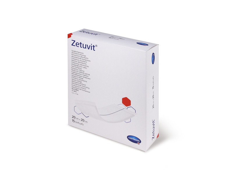 Zetuvit Sterilní kompresy 20 x 20 cm 25 ks