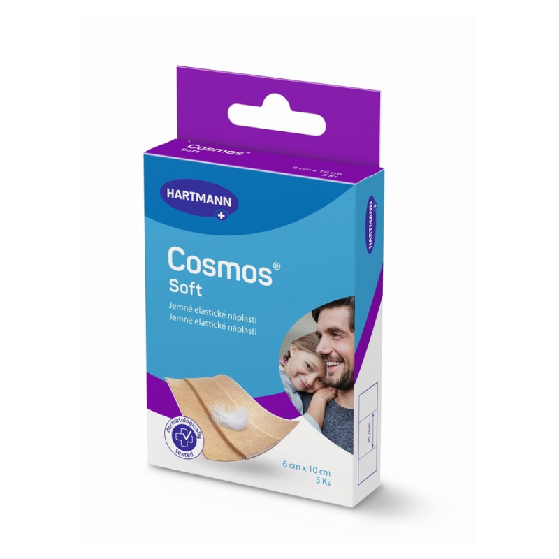 COSMOS Jemná náplast 6 cm x 10 cm 5 kusů