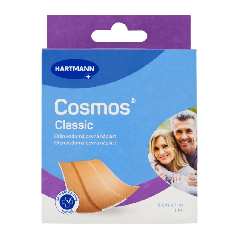 COSMOS Pevná náplast 1 m x 8 cm