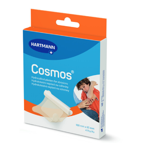 COSMOS Náplast na odřeniny 85 x 100 mm 4 kusy