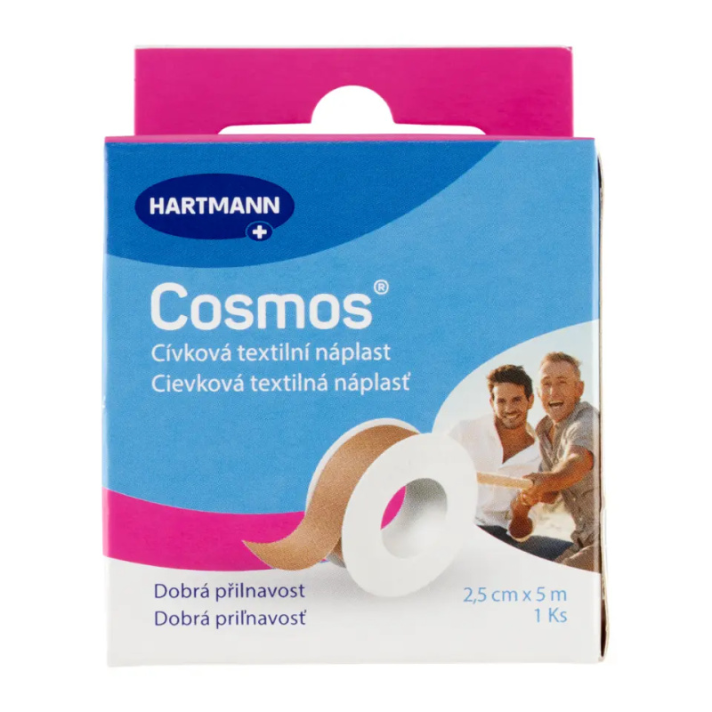 COSMOS Cívková pevná náplast 2,5 cm x 5 m
