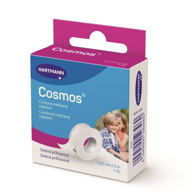 COSMOS Cívková jemná náplast 1,25 cm x 5 m