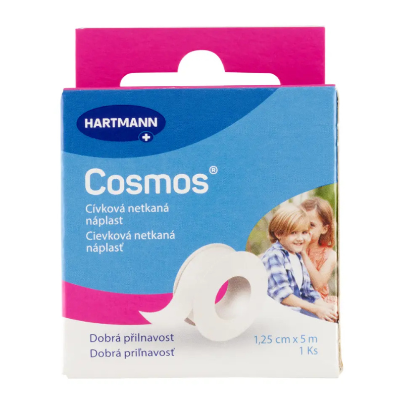 COSMOS Cívková jemná náplast 1,25 cm x 5 m