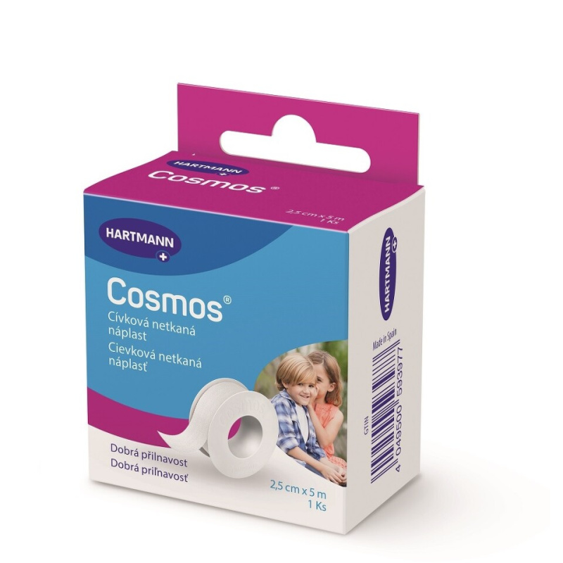 COSMOS Cívková jemná náplast  2,5 cm x 5 m
