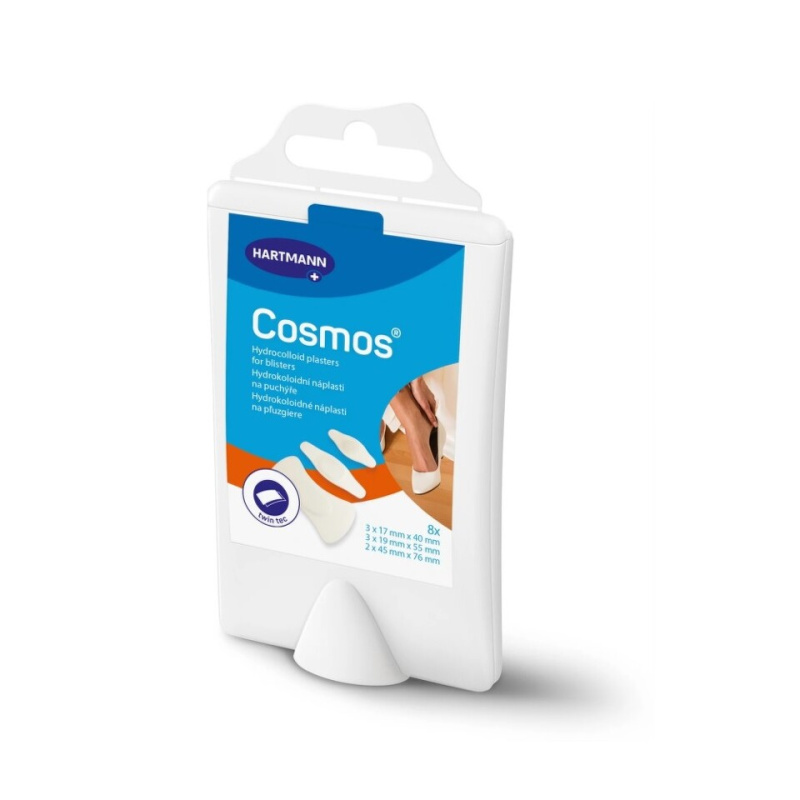 COSMOS Náplast na puchýře mix twin tec 8 kusů